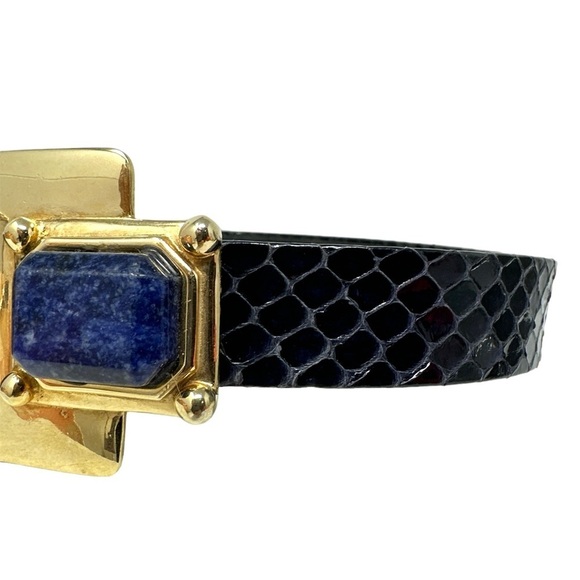 Vintage Salena\'s Collection 1986 Snakeskin Skinny Belt main image 7